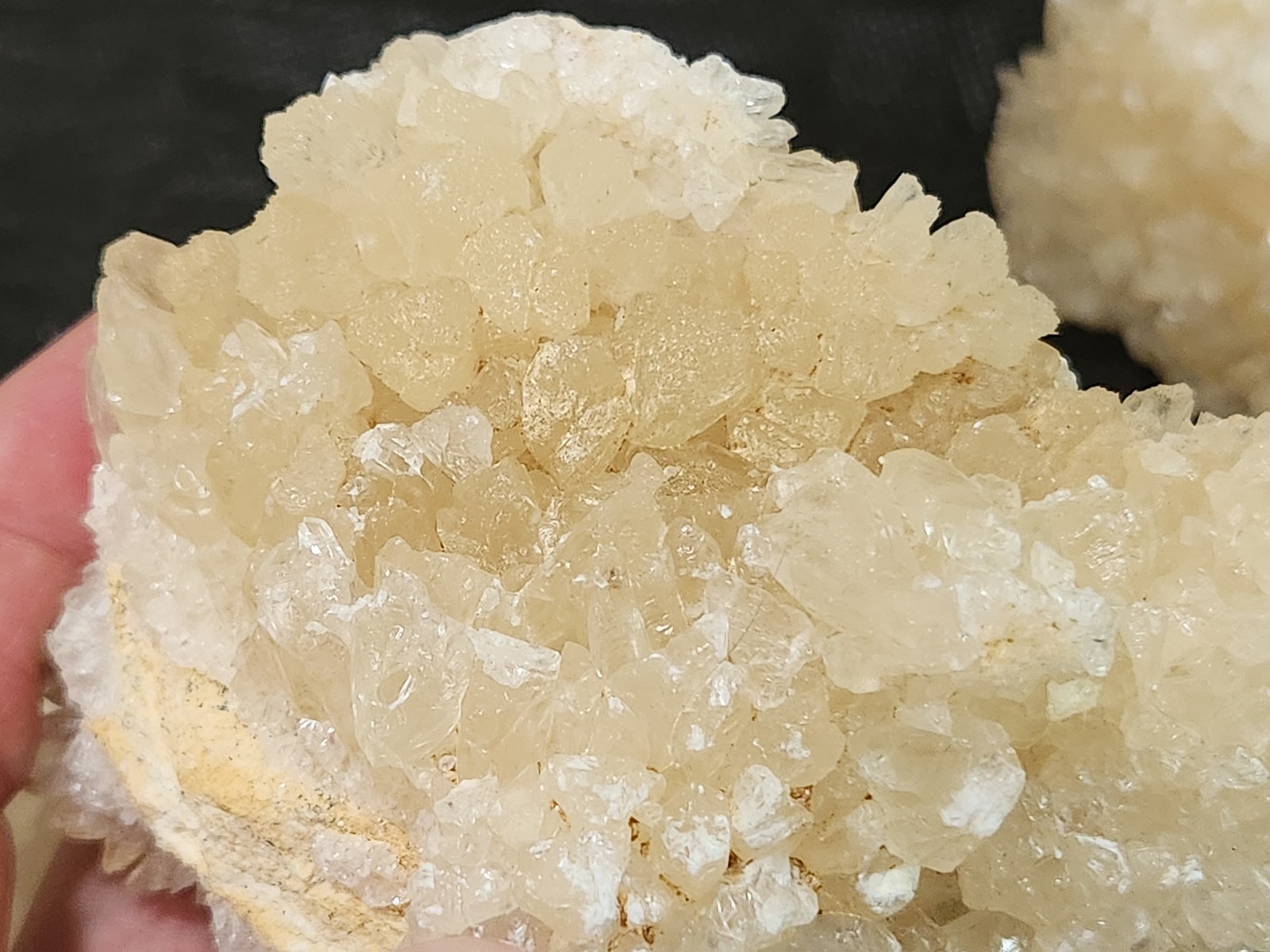 Calcite Crystal Collection 5 pieces from Florida LOT Honey Clusters UV Mineral
