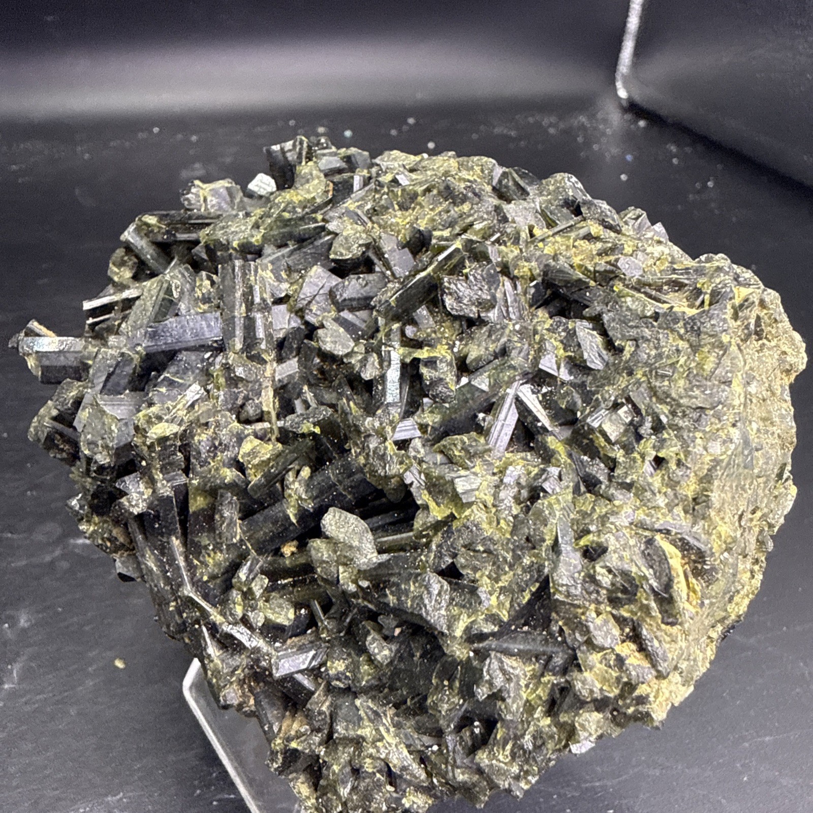 2 Lb Large Natural Epidote On Matrix From Pakistan. A+ Specimen,Minerals,Gems.