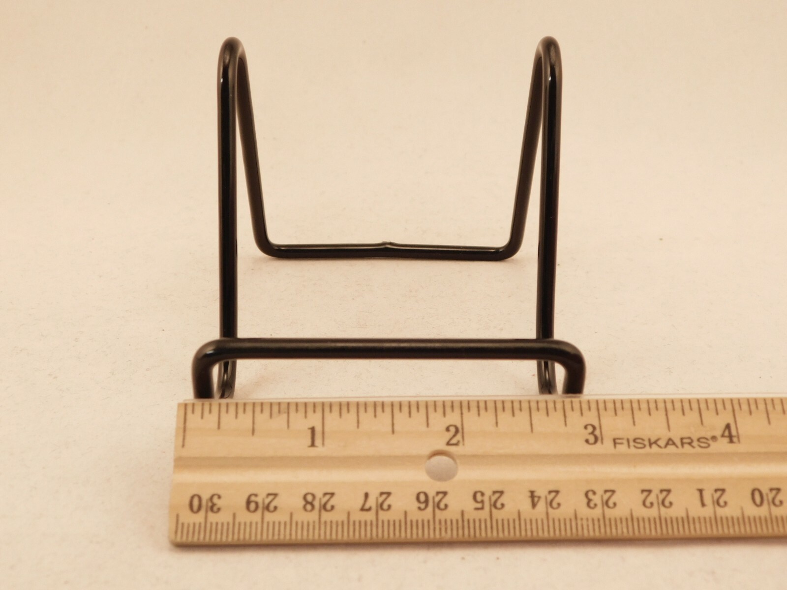 Easel Display Stand Metal Black Color Small Size Vinyl Coated