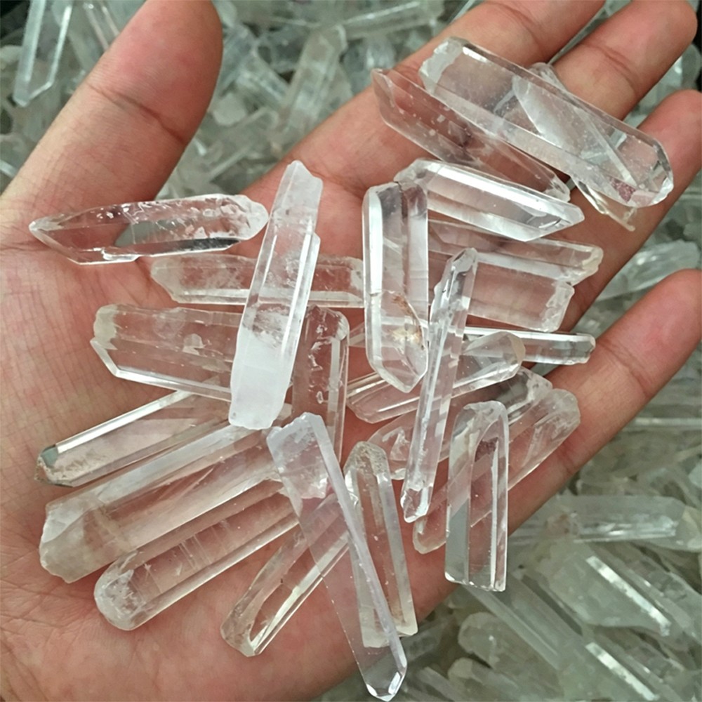 Tibet Nice Lot Natural Clear Quartz Crystal Points Wand Specimen US Seller 200g