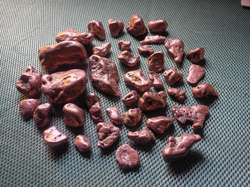 Tumbled Copper Nuggets Native to Upper Michigan’s Copper Country 5 lbs 4 oz