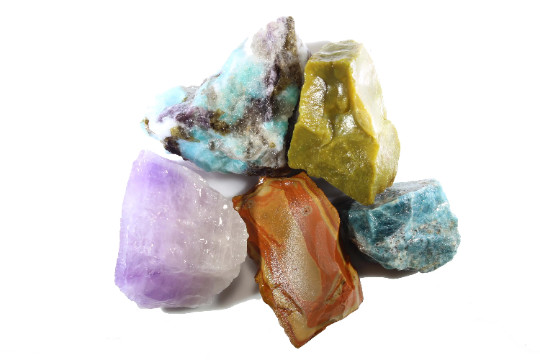Madagascar Mix – Rough Rocks for Tumbling – Bulk Wholesale 1LB options
