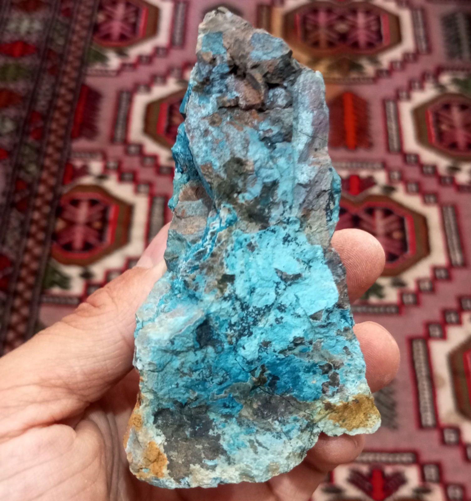 Gorgeous Colors Blue Laterite Cobalt Ore