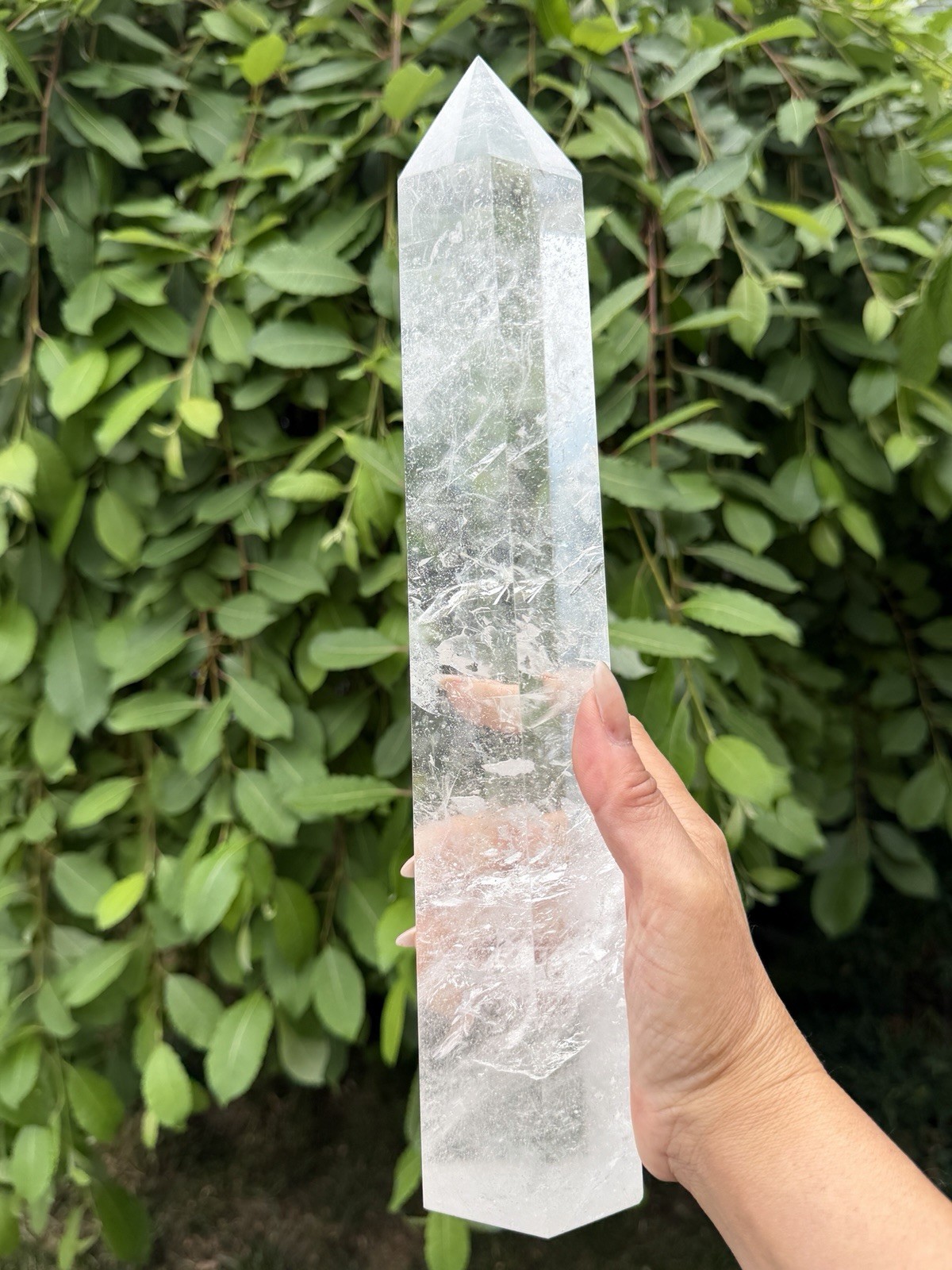 Wholesale Lot 2-3 Pcs Clear Quartz Tower Obelisk Point natural Crystal Energy