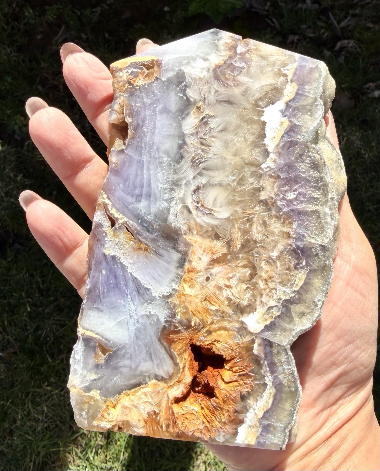 Wholesale Lot 3-4 PCs Feather Fluorite Pyrite Slab Tower Natural Crystal Energy