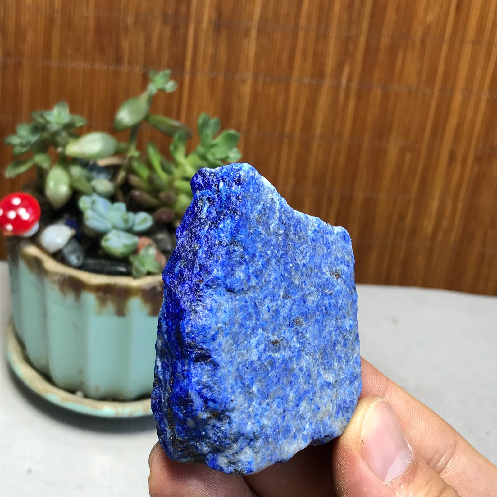 75g Natural lapis lazuli Crystal gemstone Rough Mineral Specimen healing A5696