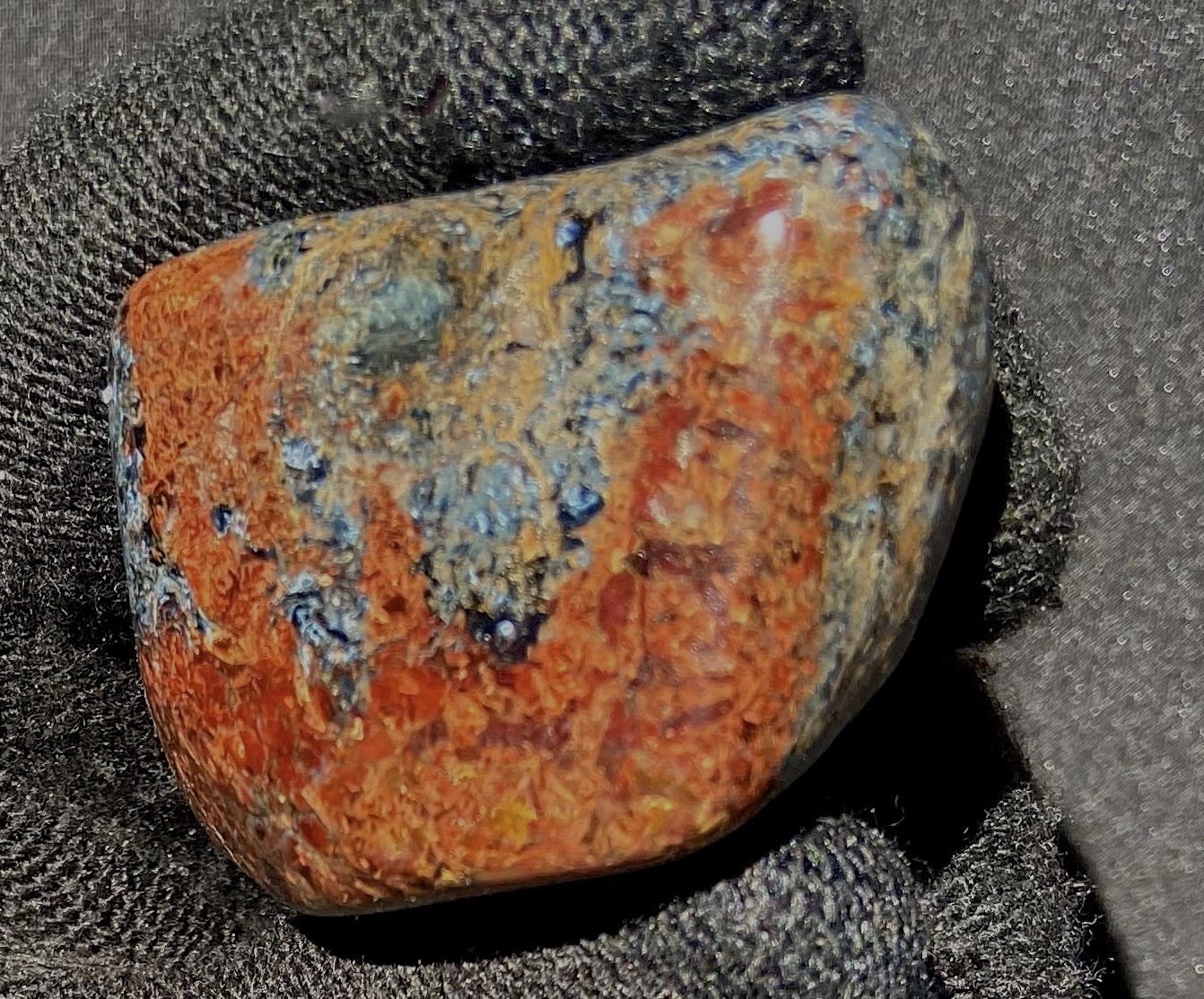 Pietersite Beautiful Large Flaming Polished 65 Grams or 855 Catats Africa