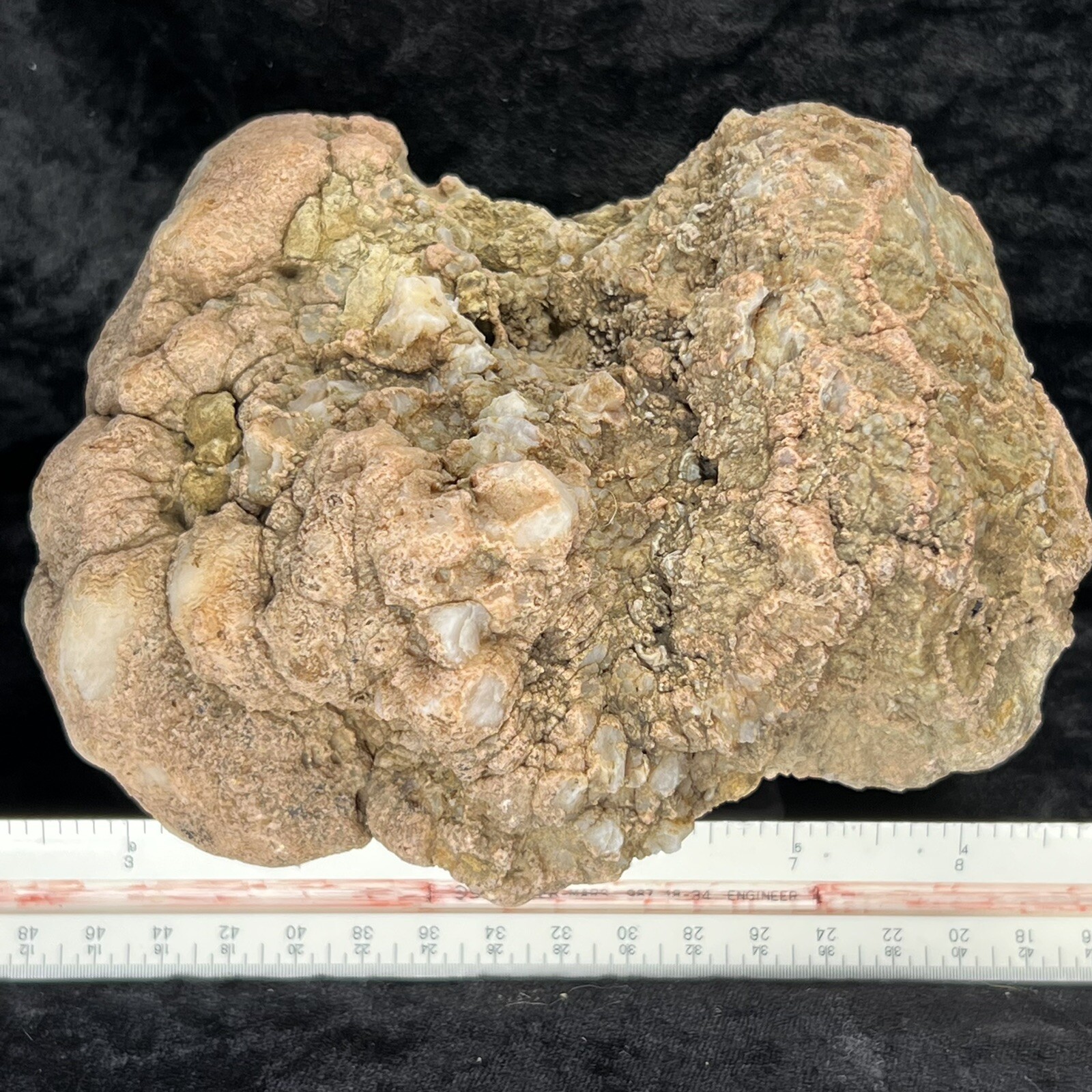 6” Red Uncut Geode Lapidary Rough Unopened Quartz Agate Chalcedony Crystal 5.2Lb