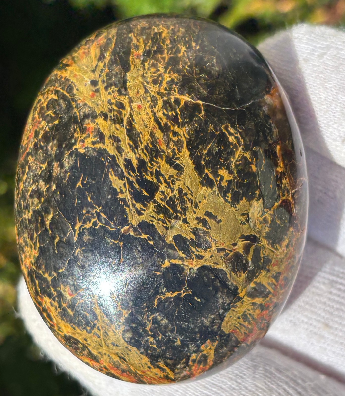 LOT MIZONE OPAL/GREEN SMITHSONITE/PALM ROOT PALMSTONES PALM STONES STONE
