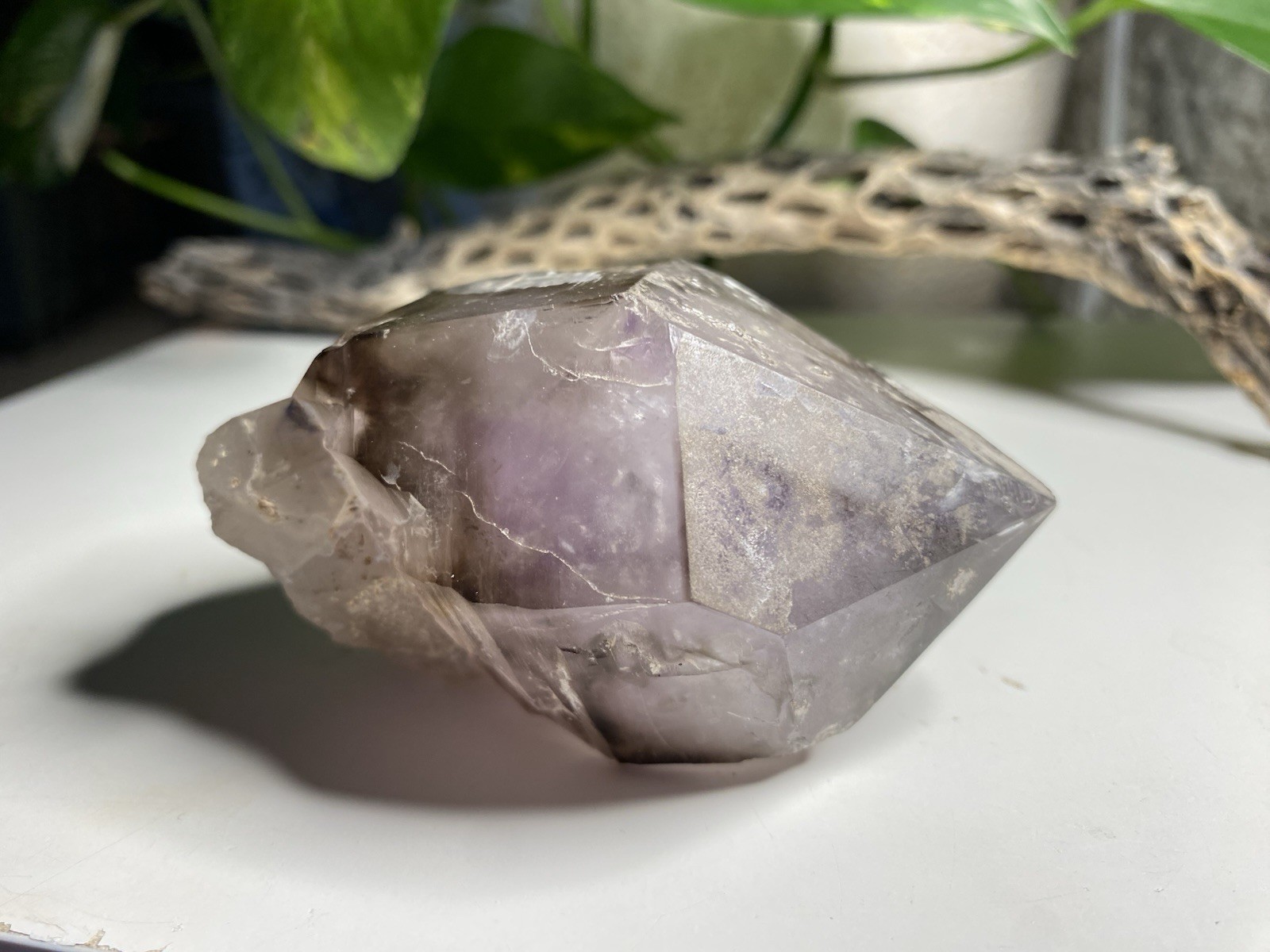 269 Gram Large Smoky Amethyst Scepter – Namibia, Africa