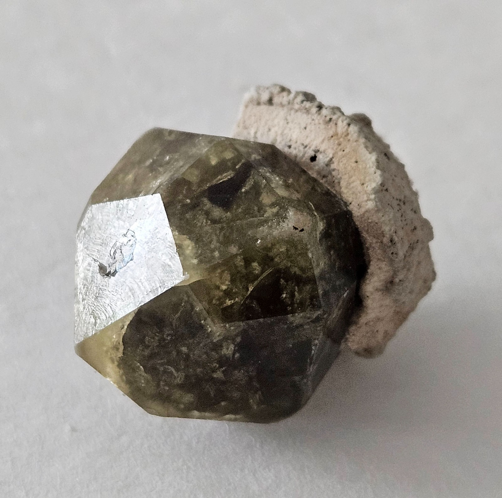 Glassy Green Grossular Garnet on Matrix – Vilyui, Siberia, Russia