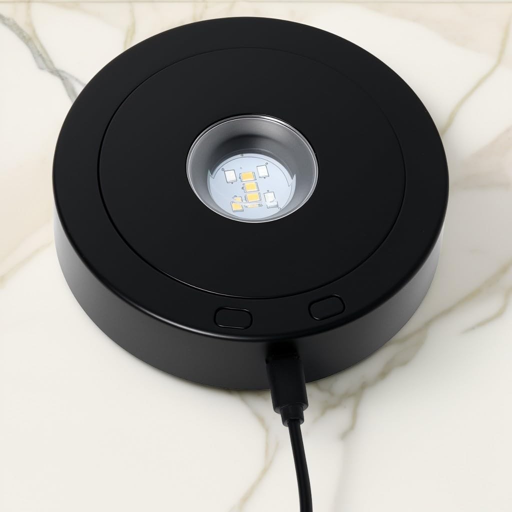 4.5*1.2inch Rotating Light Display Stand Positive and Negative Rotation Displ…