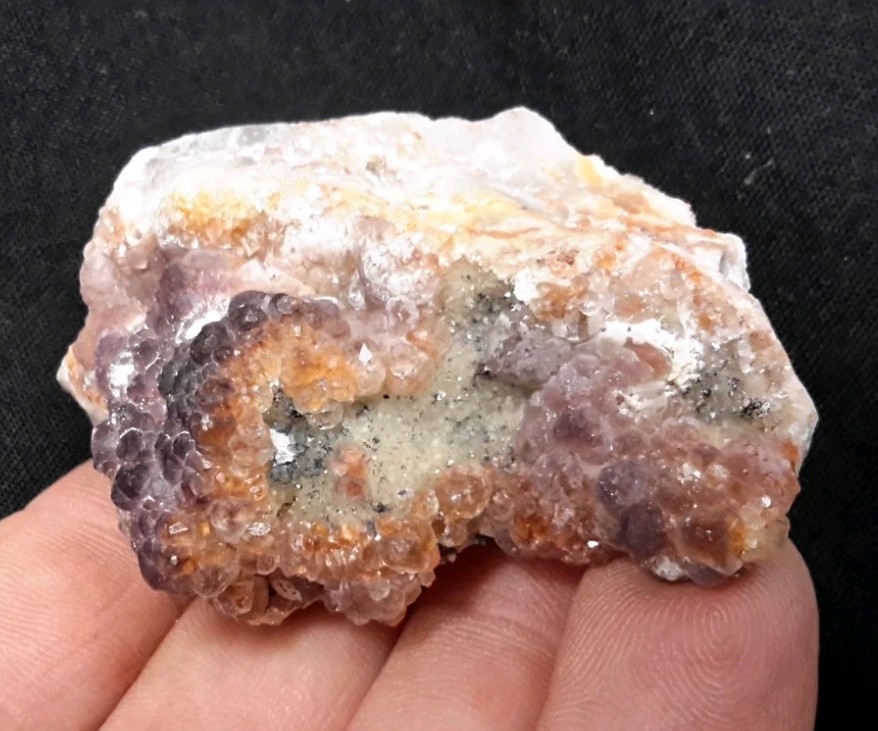 13 Piece Lot of FLUORITE with CALCITE from Chihuahua, Mexico (2 Pounds)