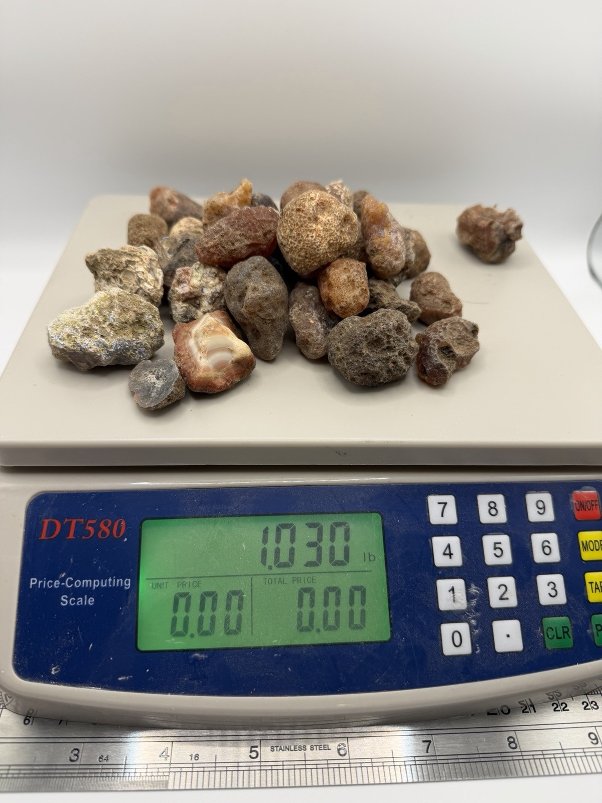 Mexico Coyamito laguna Agate lapidary nuggets 1 pound lots