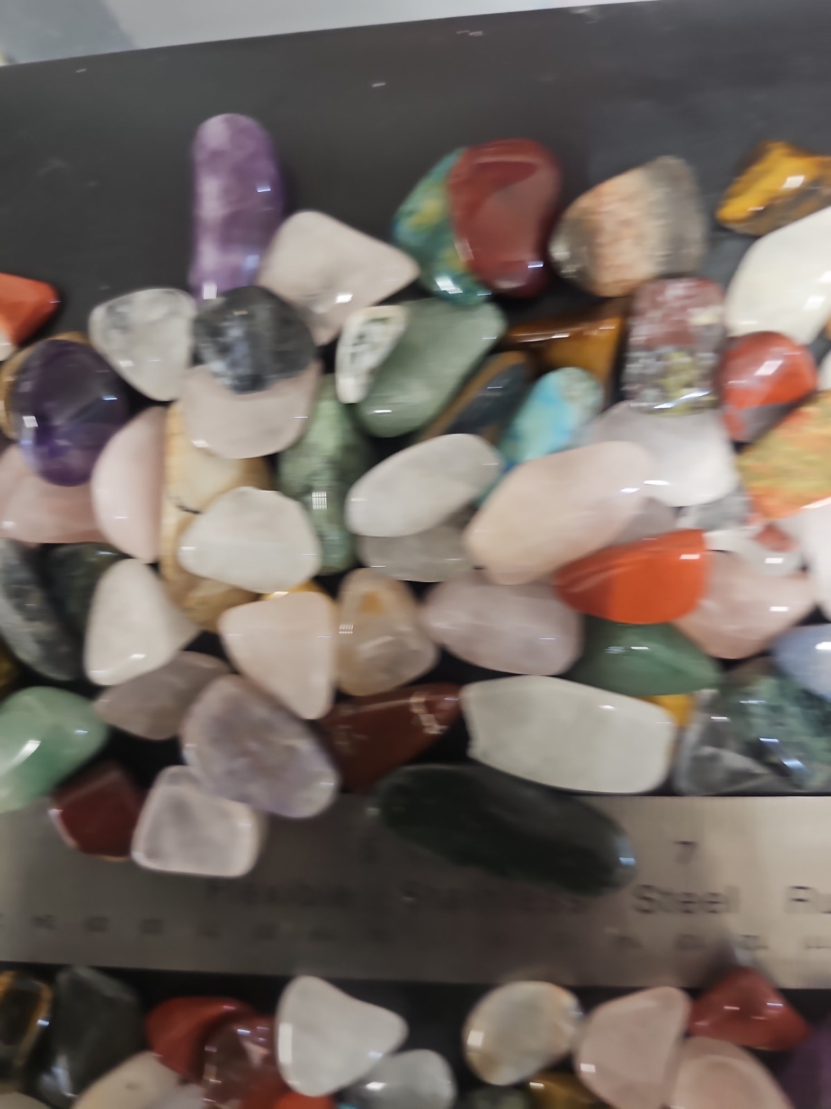 2 lb Wholesale Bulk Lot Assorted Mixed Tumbled Stones 1/2″ to 1-1/4″ Crystals