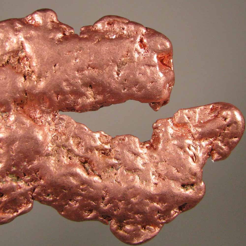 5.3″ NATIVE COPPER NUGGET – Keweenaw Peninsula, Michigan – 1.2 lbs.