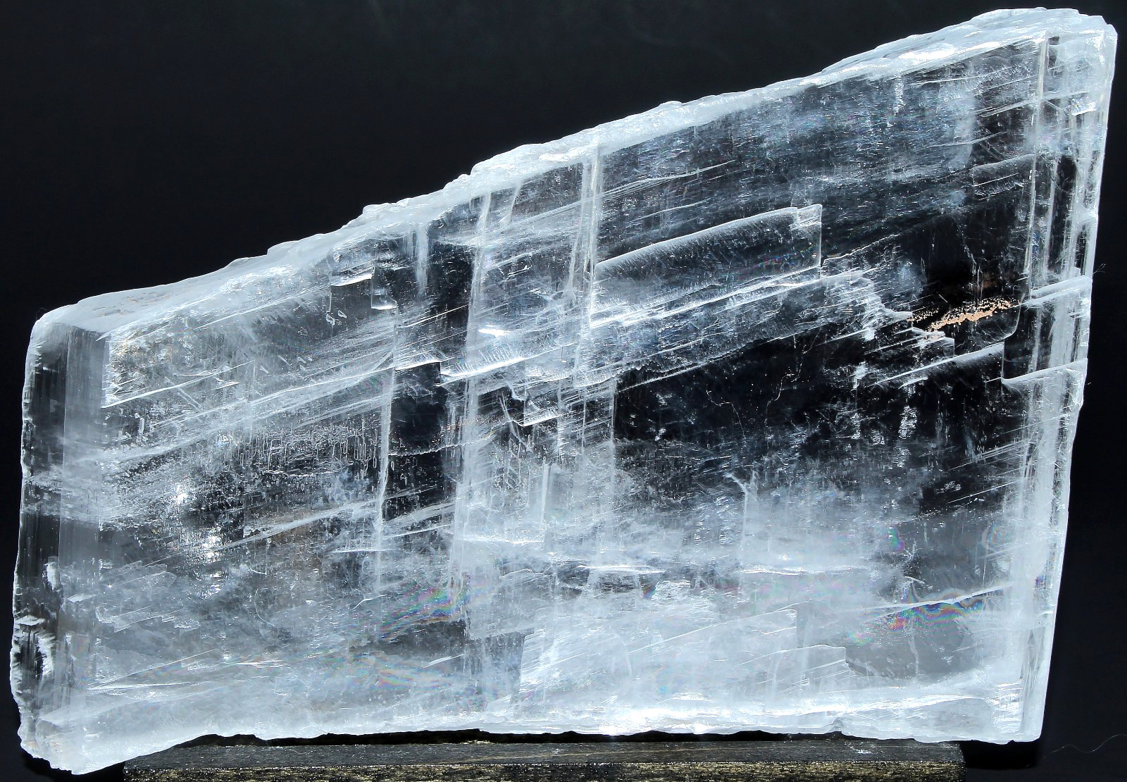 XL AAA Utah Ice Selenite Slab / 6.20″ (157.48mm) / 16.00 oz (453.59gr) / 3725