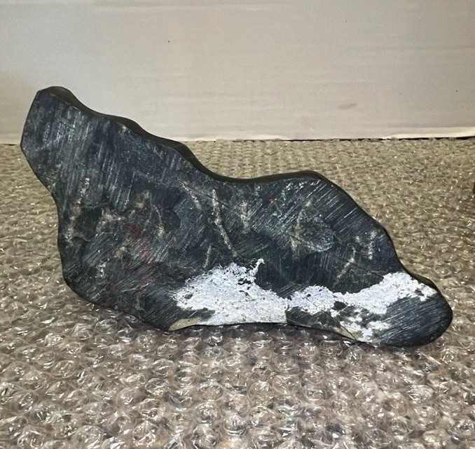 Vintage Japanese Suiseki Bonsai Viewing Stone Mountain Peaks Smooth No Stand