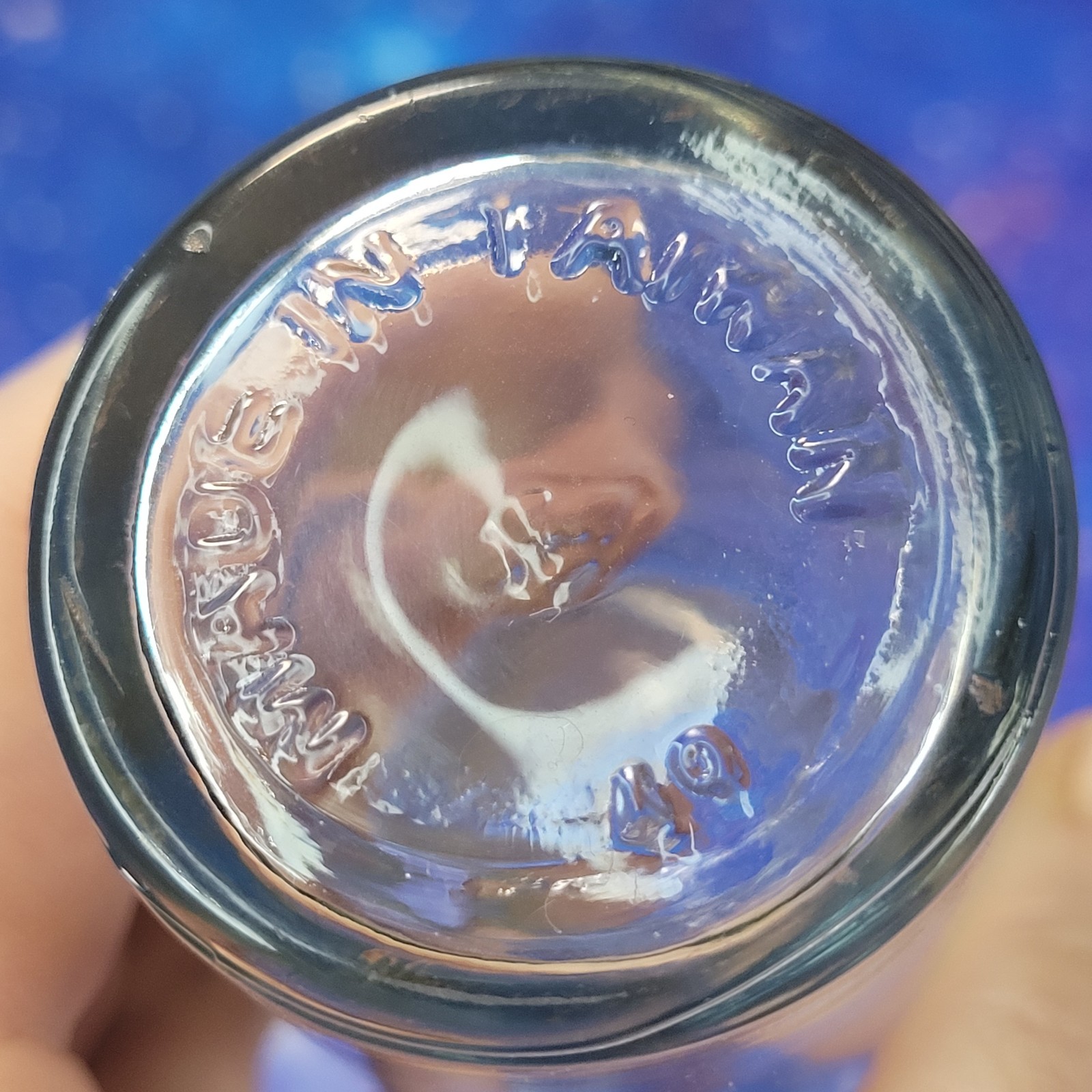Ocean Jasper Natural Stone Tumbles in Vintage 4 oz Apothecary Glass Jar *Video*