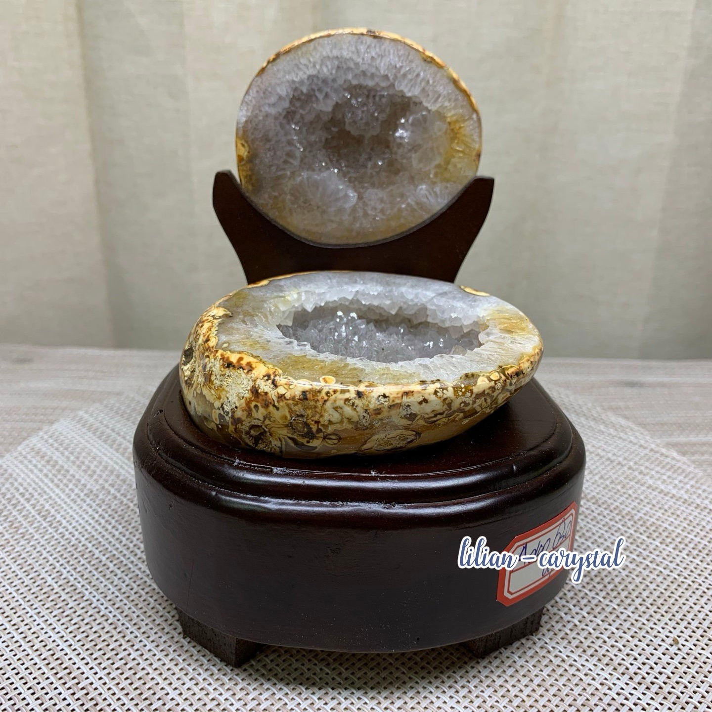 1.5LB Natural amethyst Agate Treasure Basin Quartz Geode cluster Healing decor