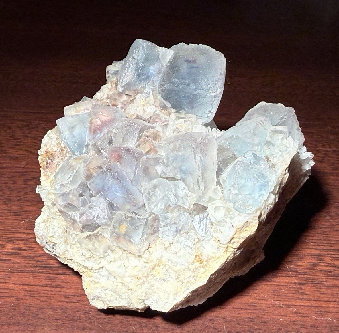 Blue terahexahedral FLUORITE – Hickey No. 1 Mine, Socorro County, New Mexico