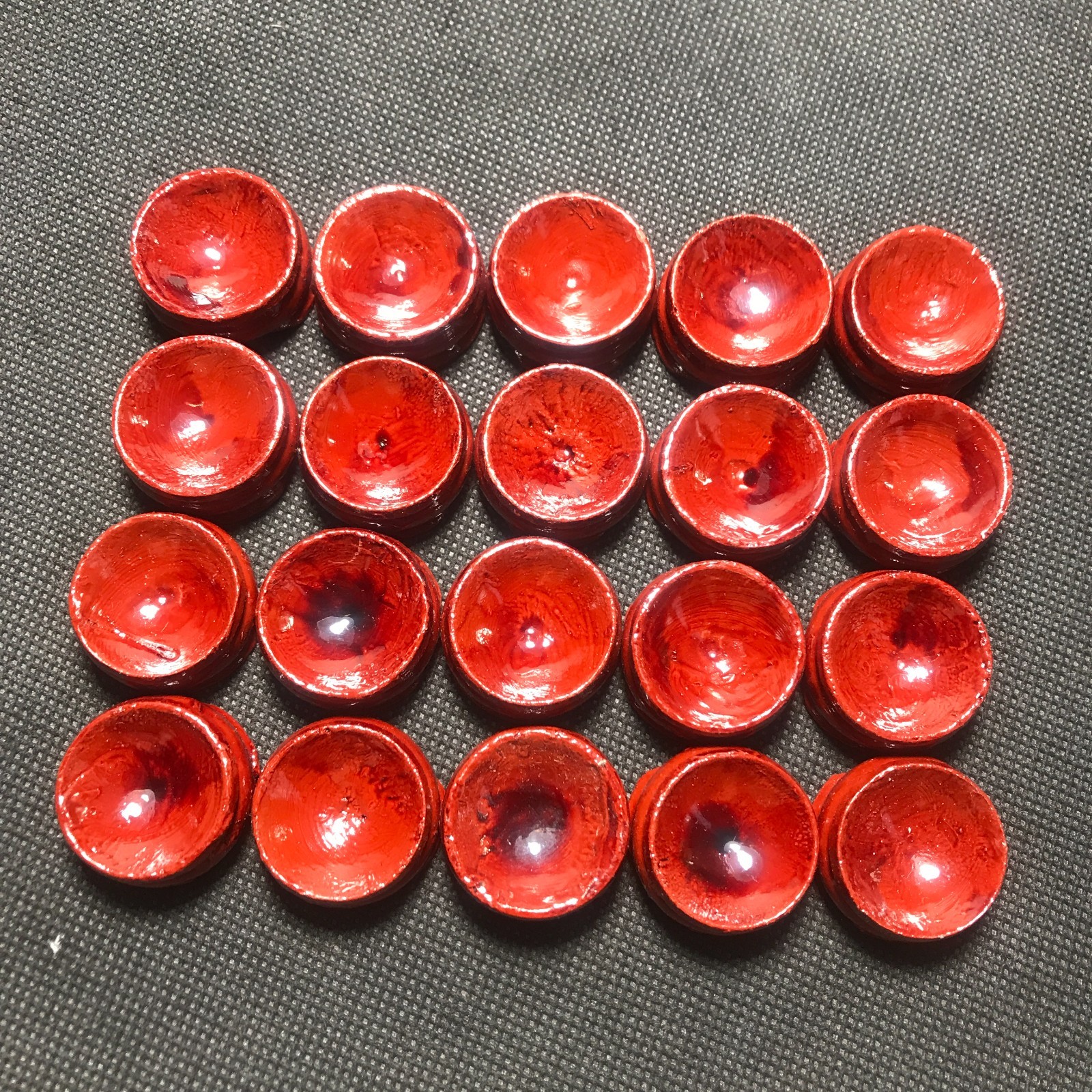 10pcs 10pcs Red Wood Display Stand For 25MM Crystal Ball Sphere Holder wholesale