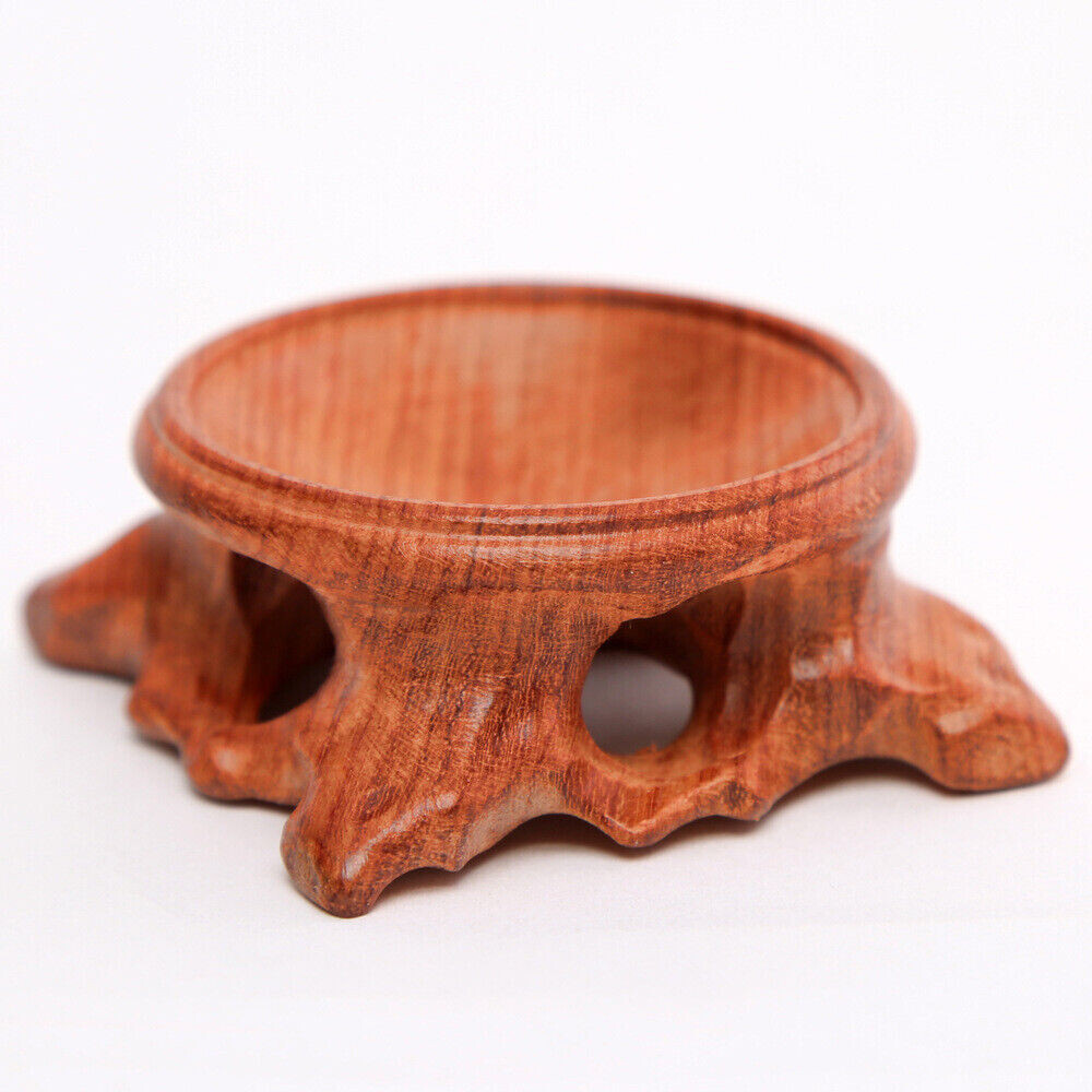 1PC Wood Crystal Ball Base Globe Stone Holder Sphere Pedestal Display Stand
