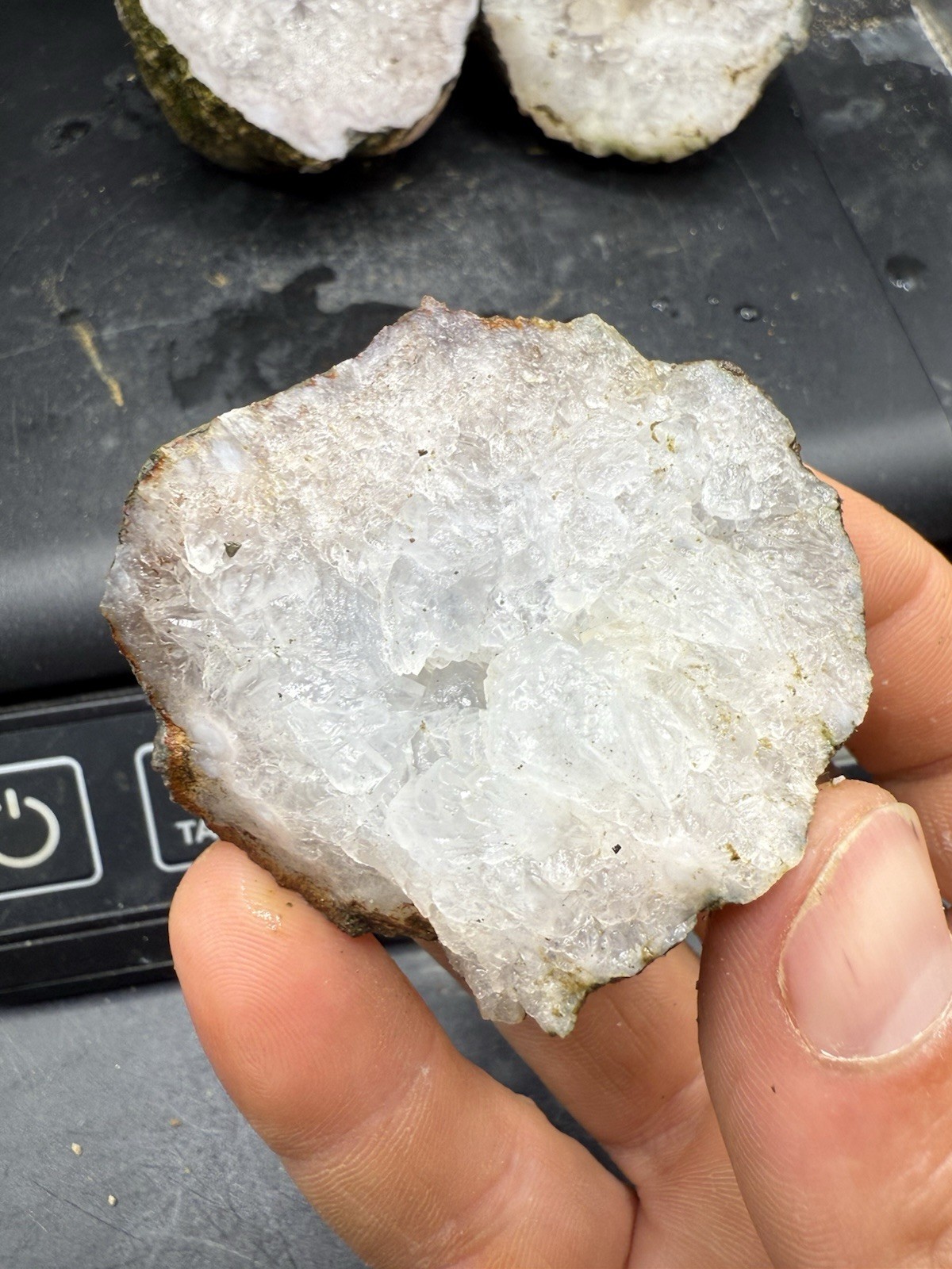 Indiana Amethyst Geode Light Lilac Purple 3,385 Carats All Natural 5 Piece
