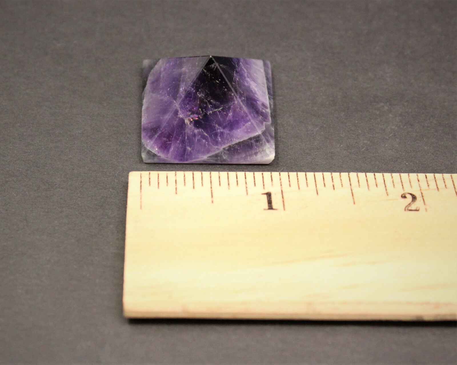 Amethyst Crystal Pyramid (Medium 1″ – 1.25″) Reiki Healing Amethyst Pyramid