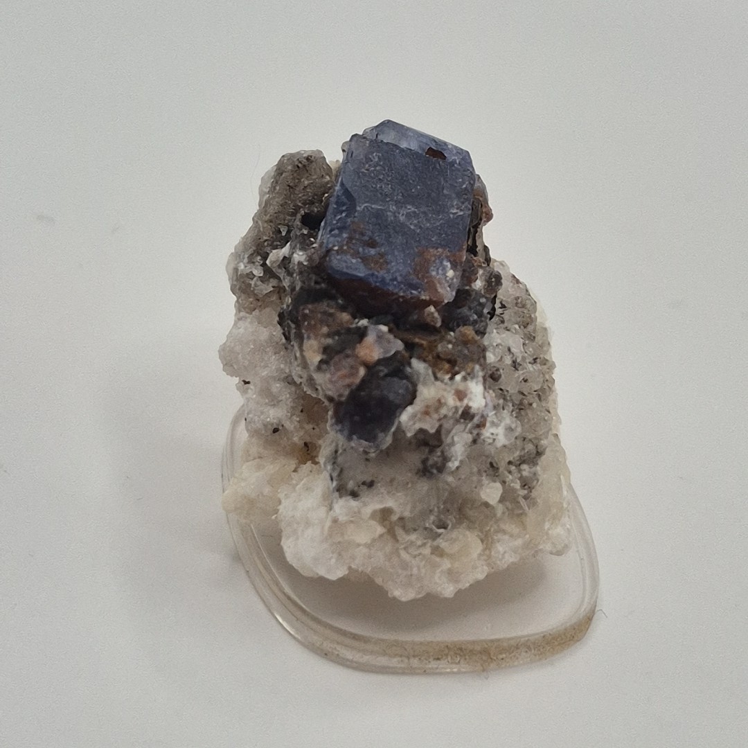 Estate! Blanchard Mine Blue Cubic Fluorite Mineral Specimen Bingham NM Thumbnail