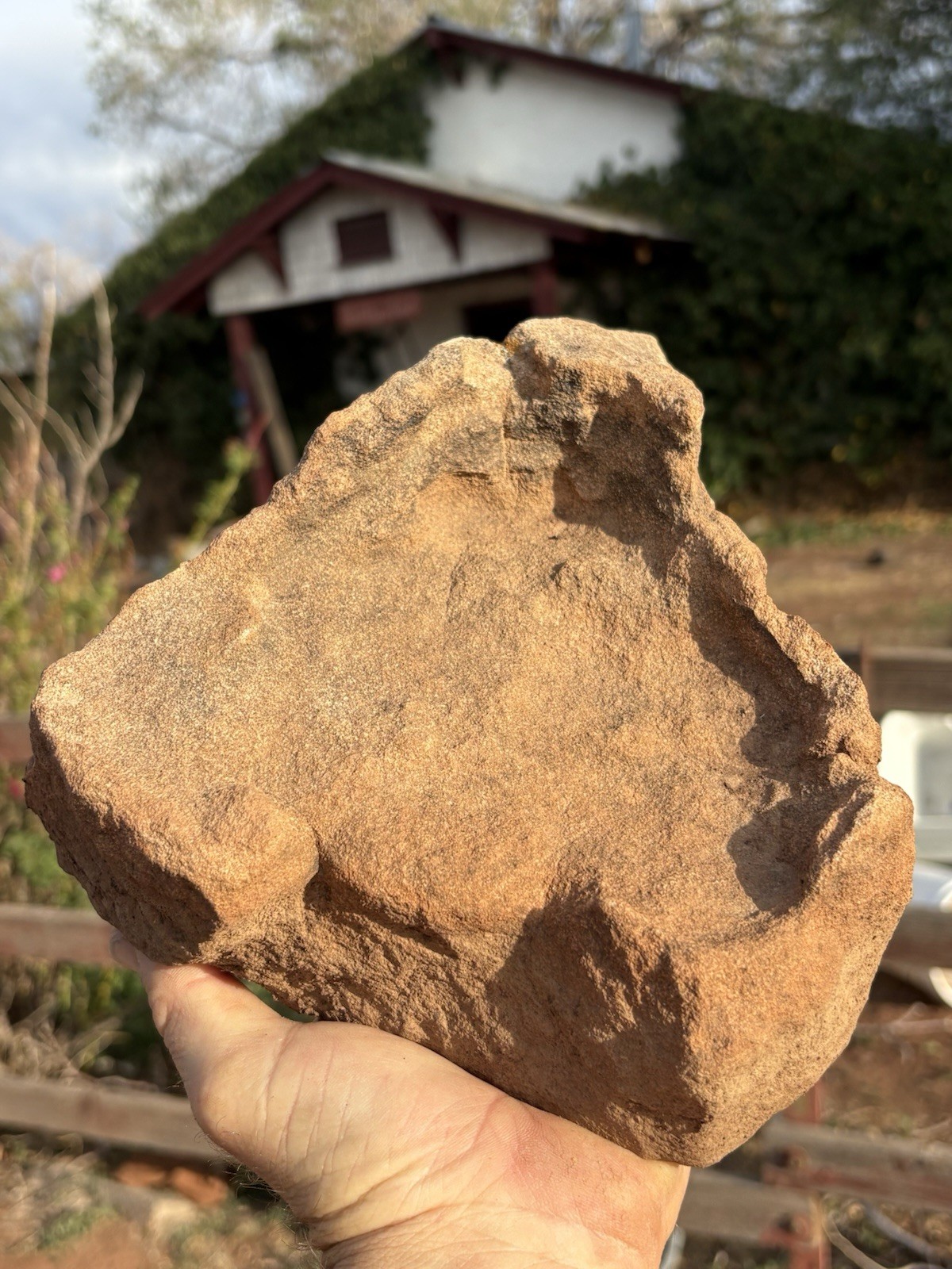 ☘️RR⛏️: Moqui Marbles/Shards On Sandstone Base High Desert Northeast Az. 6.75 Lb