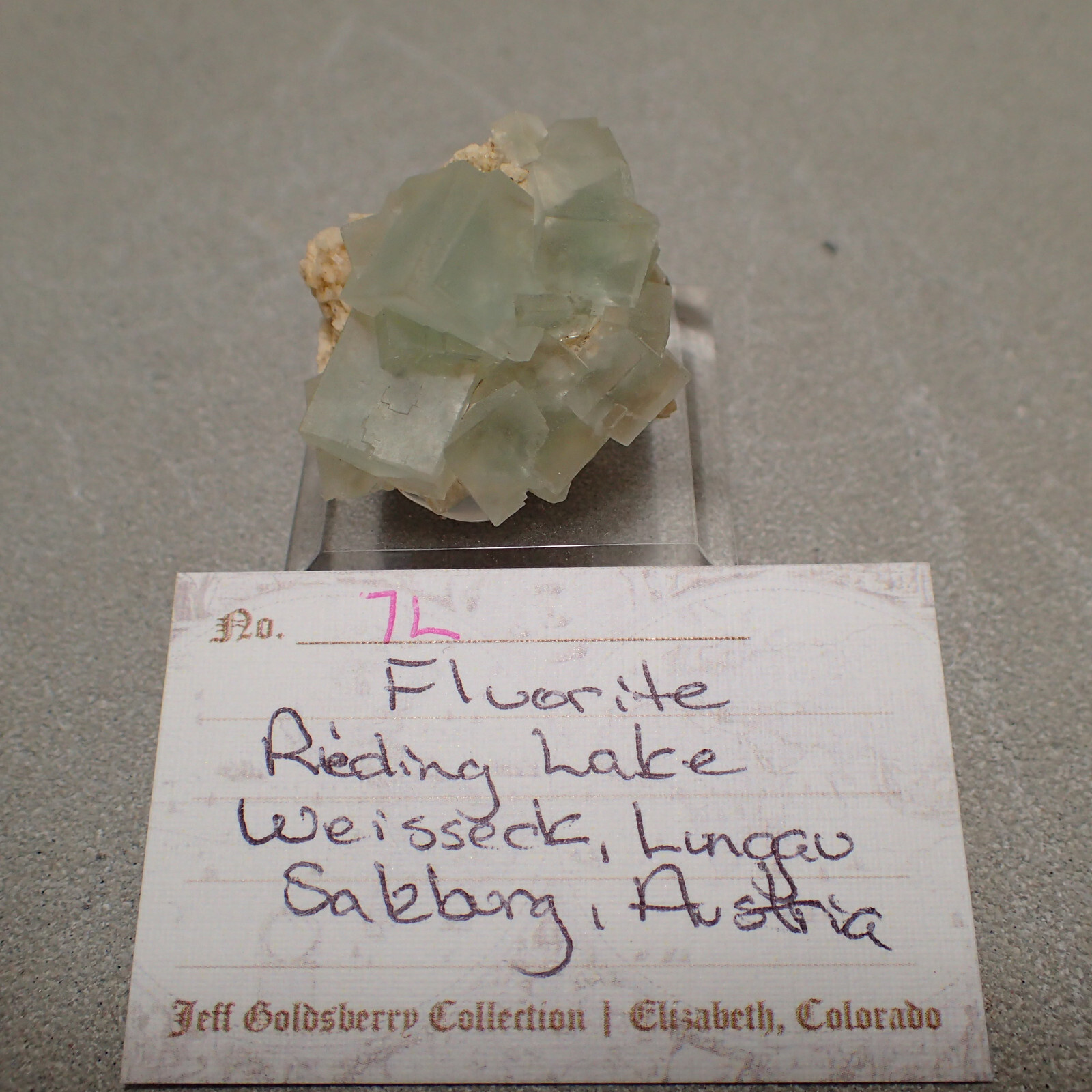 Fluorite, Rieding Lake, Weisseck, Lungua, Salzburg, Austria