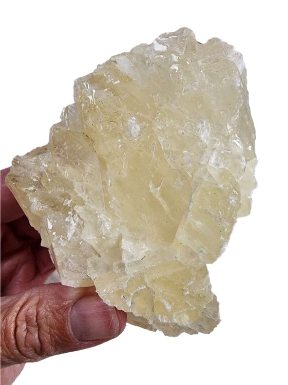 Yellow Calcite Crystal Natural Mexico 257.2 grams.