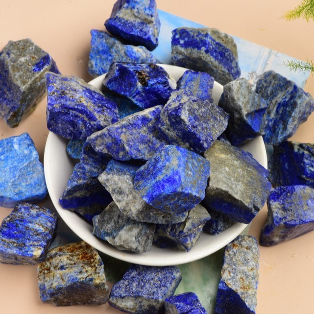 Natural Lapis Lazuli Raw Stone Crystal Mineral Specimen Healing Energy Gifts