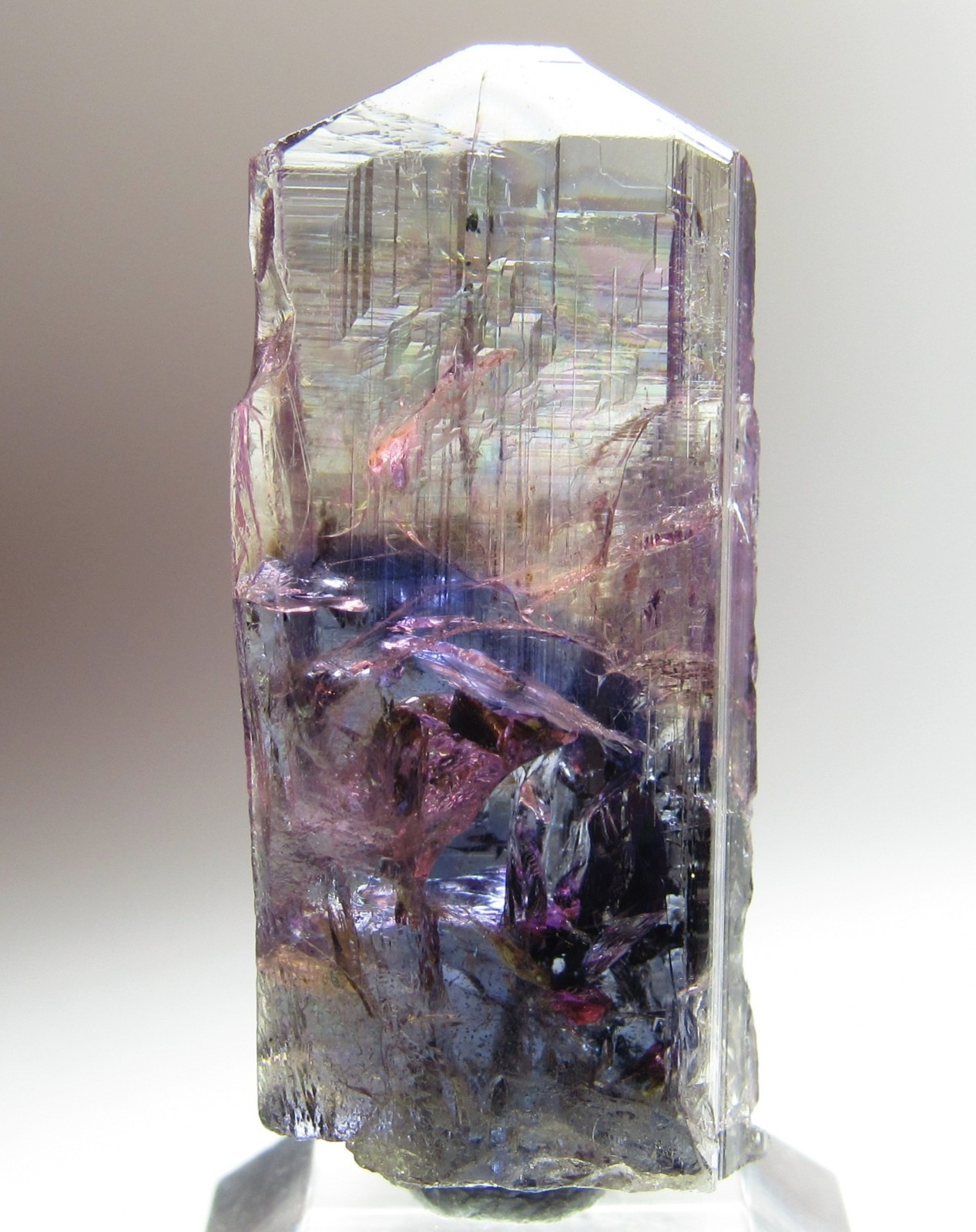 ENTICING ULTRA RARE UNHEATED IRIDESCENT FANCY COLOR GEM TANZANITE!!!! TANZANIA