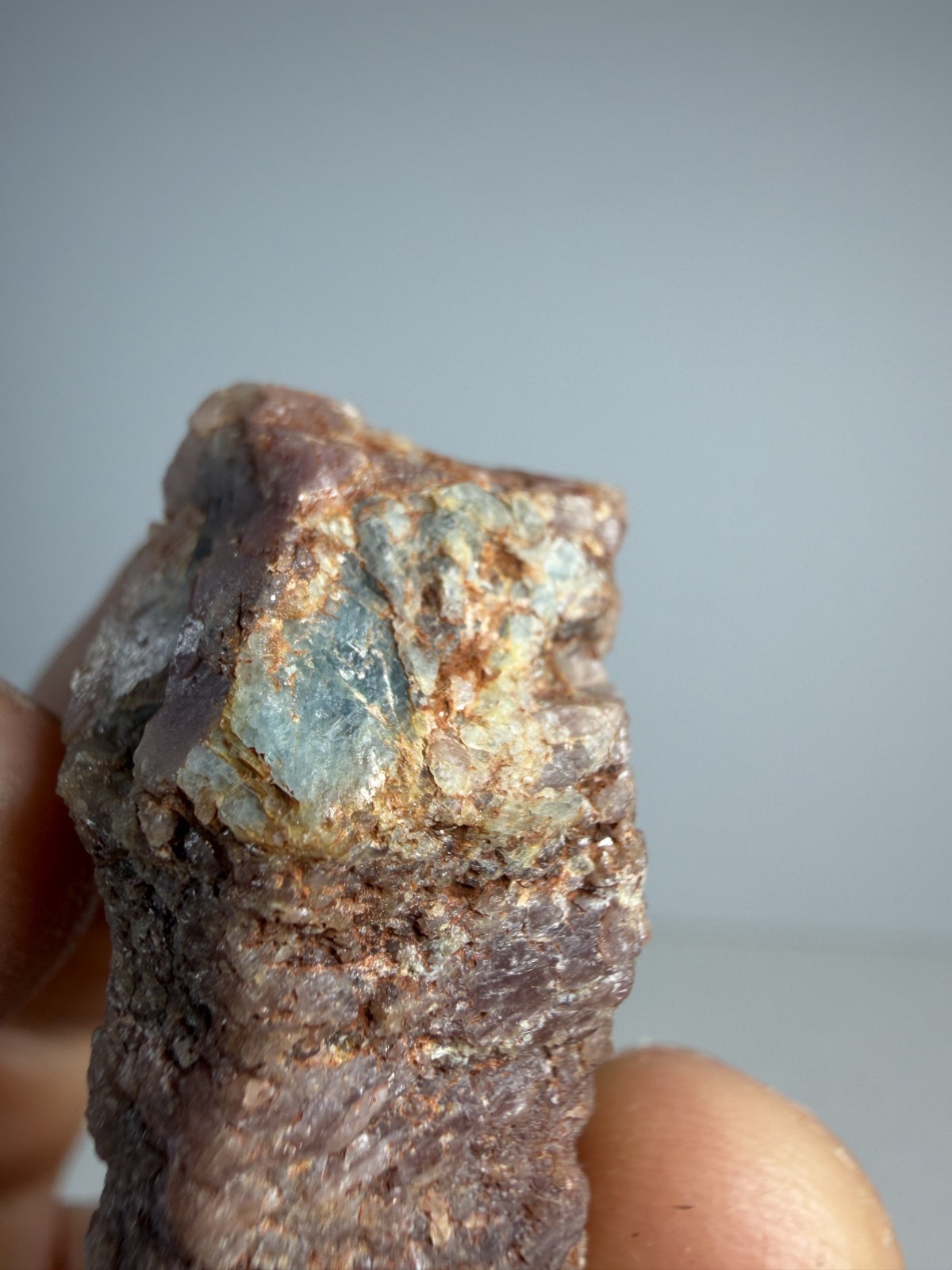 Pink Sapphire with Kyanite | Propst Farm North Carolina | Mineral Specimen