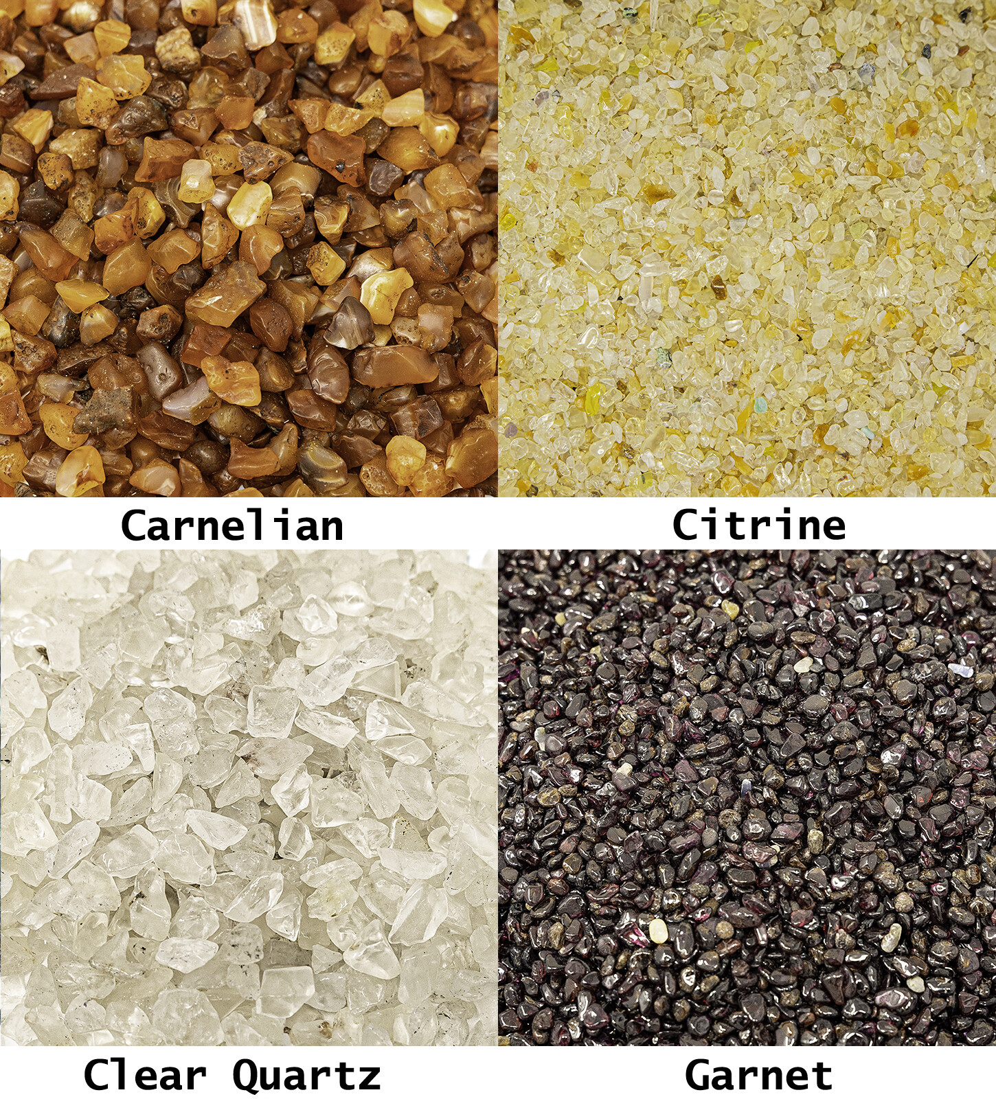 1/2 LB – 1 LB Tumbled Crystal Chips Bulk Gemstone Undrilled Beads Natural Stones