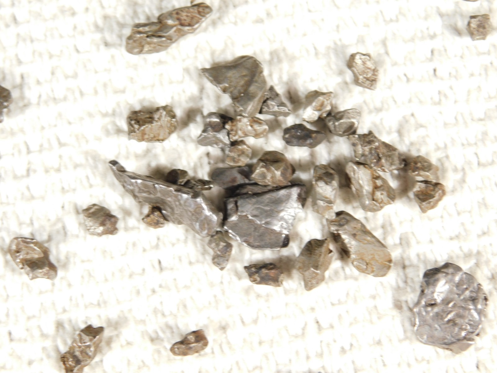 Big Lot of Little Campo Del Cielo METEORITES 100% Authentic Argentina 13.4gr