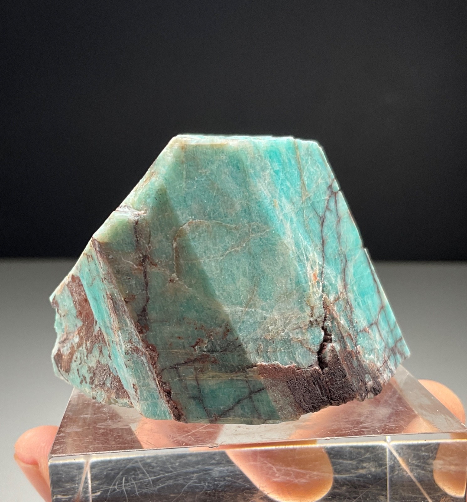 XL MICROCLINE VAR. AMAZONITE FROM LAKE GEORGE, COLORADO