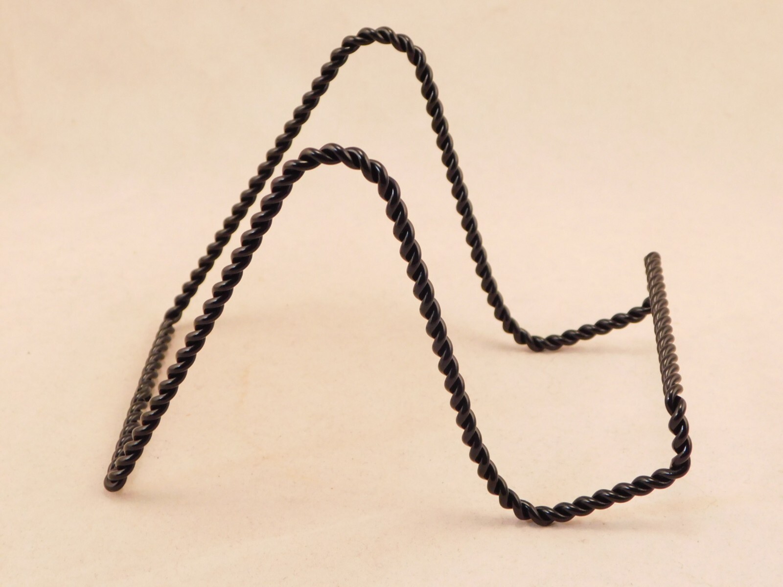 Easel Display Stand Black Metal MEDIUM Size TWIST Design