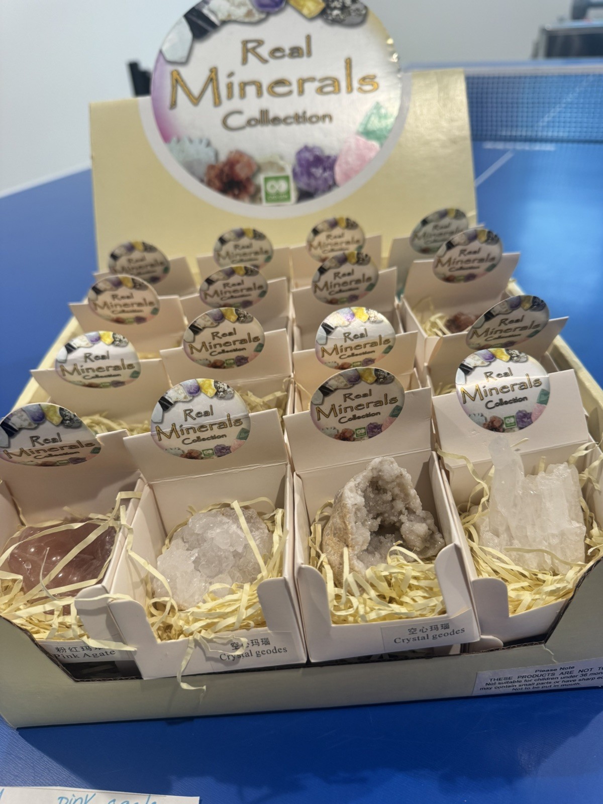 5lb minerals Box of 32 specimens of high quality Collection + Loose Pyrite