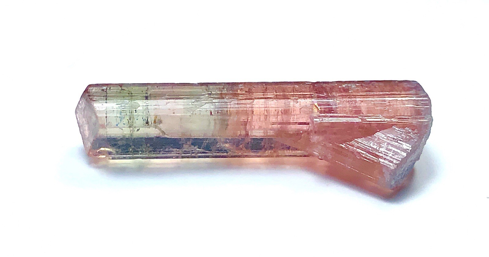 Beautiful an amazing naturel top quality bicolor tourmaline crystal