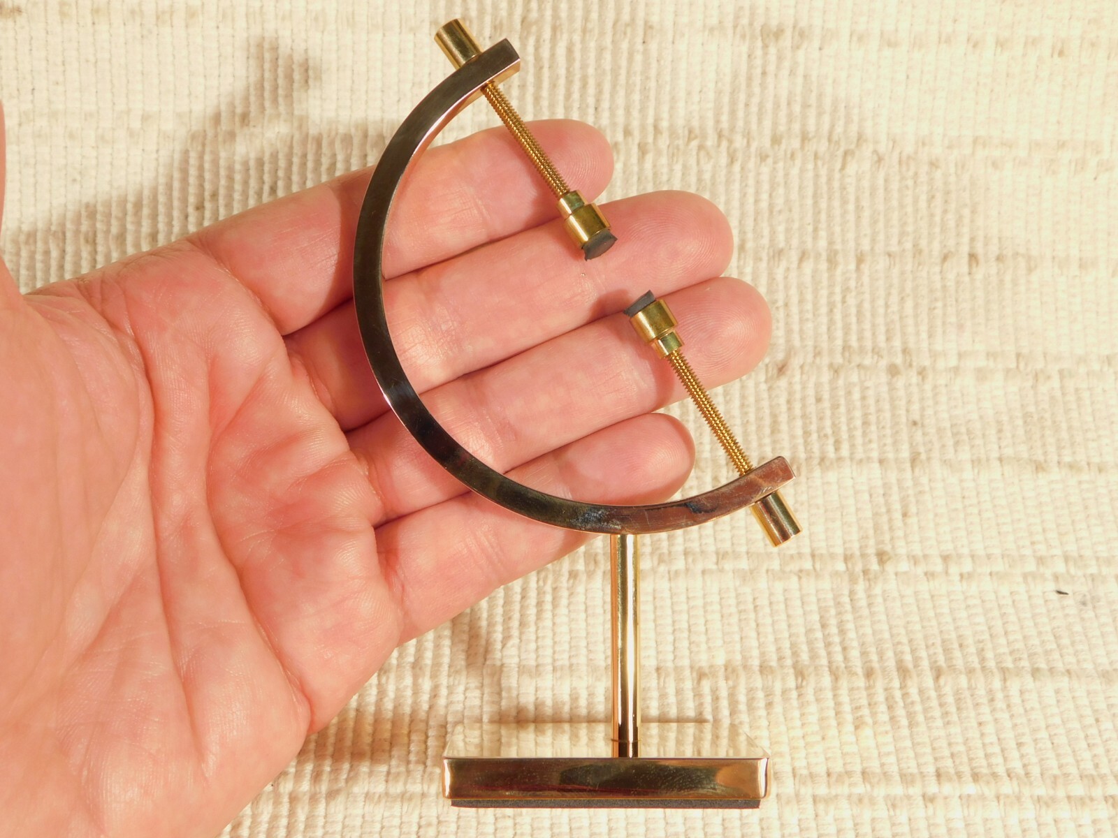 CALIPER Display Stand Adjustable Medium Size Gold Color