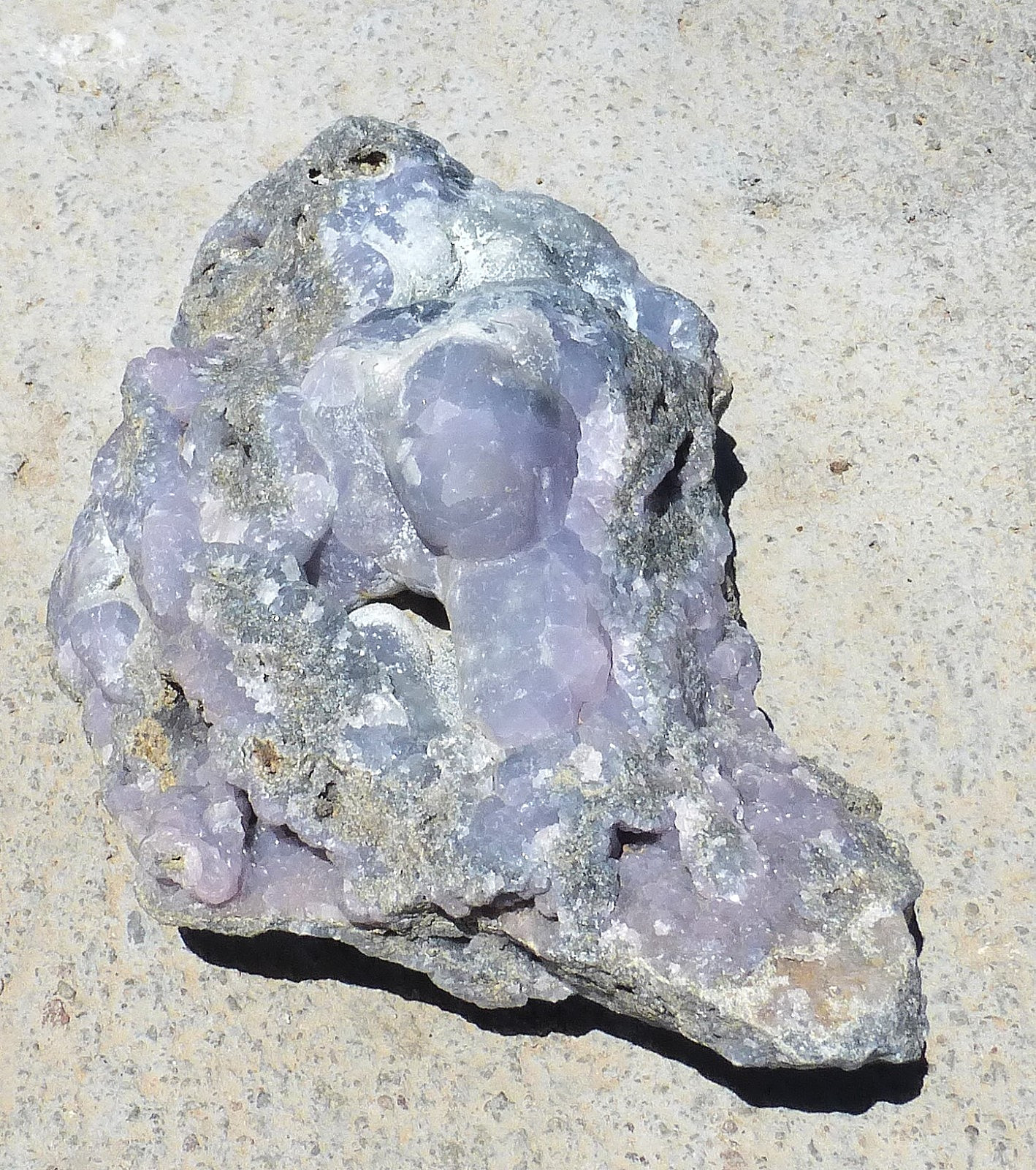 LARGE Purple Smithsonite specimen from El Refugio Mine Mexico 2-lb. 3.6 oz.