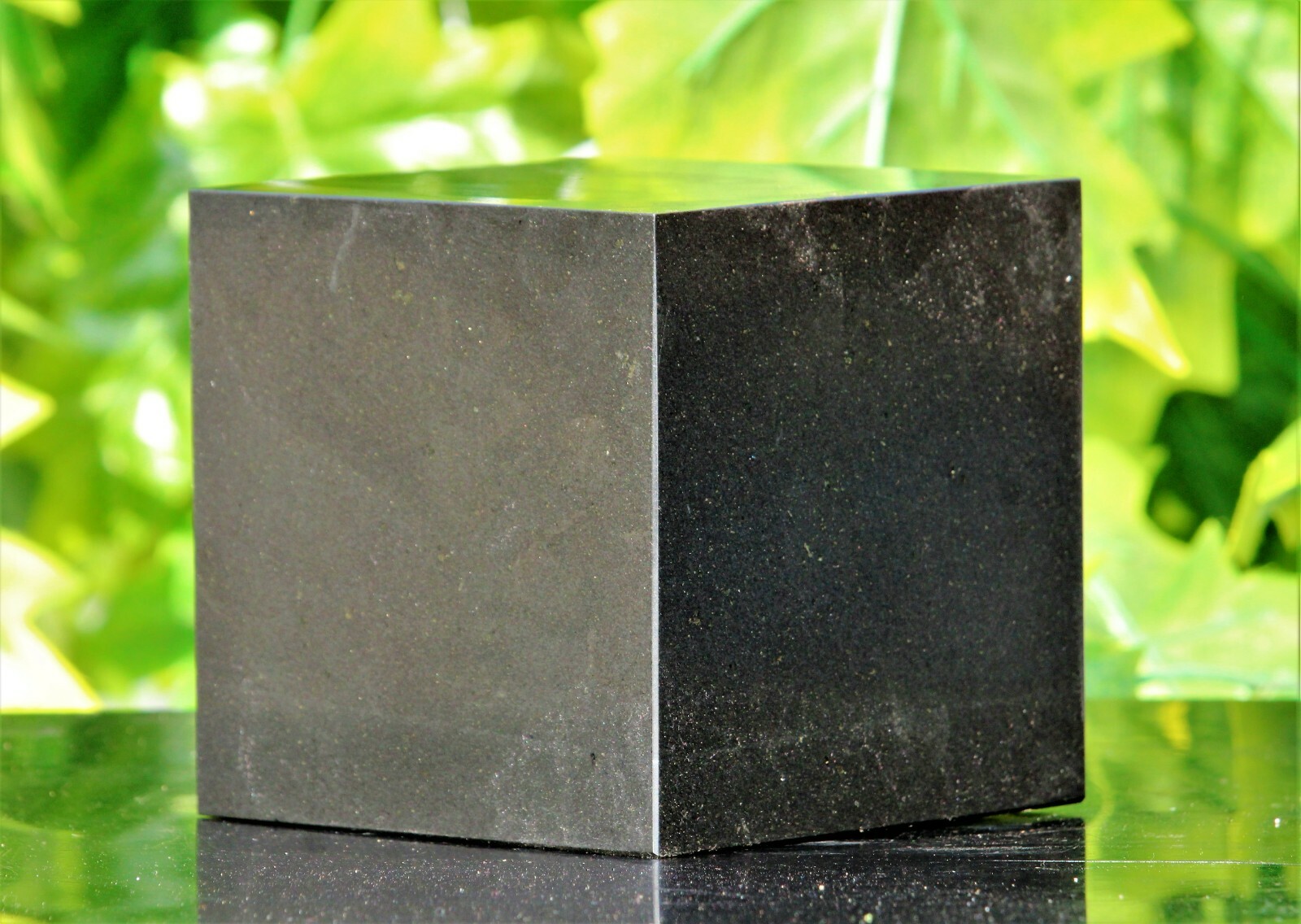 Large 105MM Black Tourmaline Quartz Crystal Chakra Healing Energy Stone Cube
