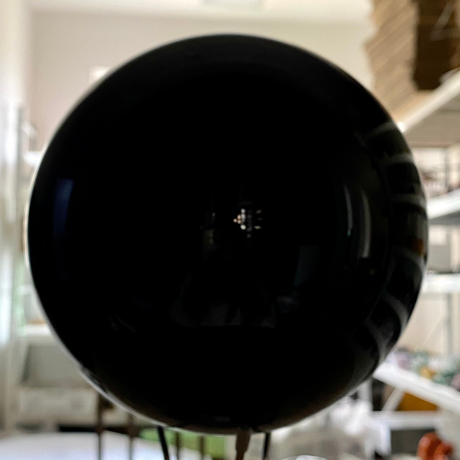 11.9 lb Natural Obsidian Crystal Ball Polished Sphere Psychic Reading