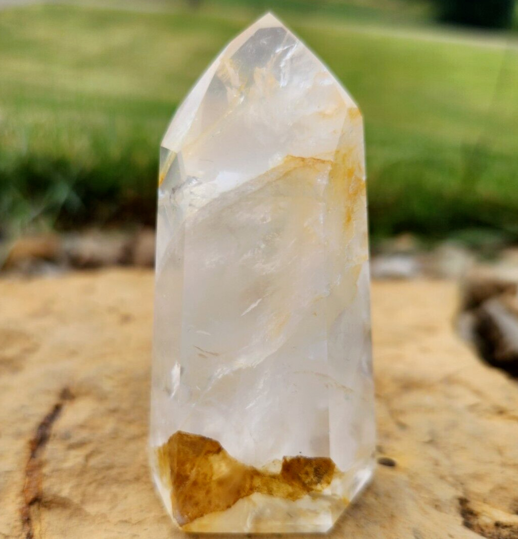 Golden Healer Tower Freeform High Quality Crystal Gemstone Chakra Point