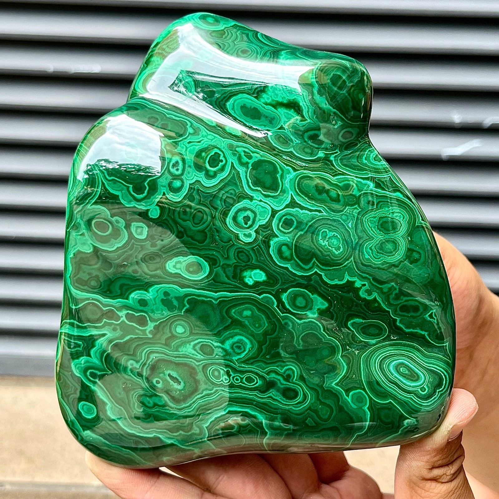 Malachite Polished Stone Natural Green Crystal Gemstone Reiki Chakra 4 lb