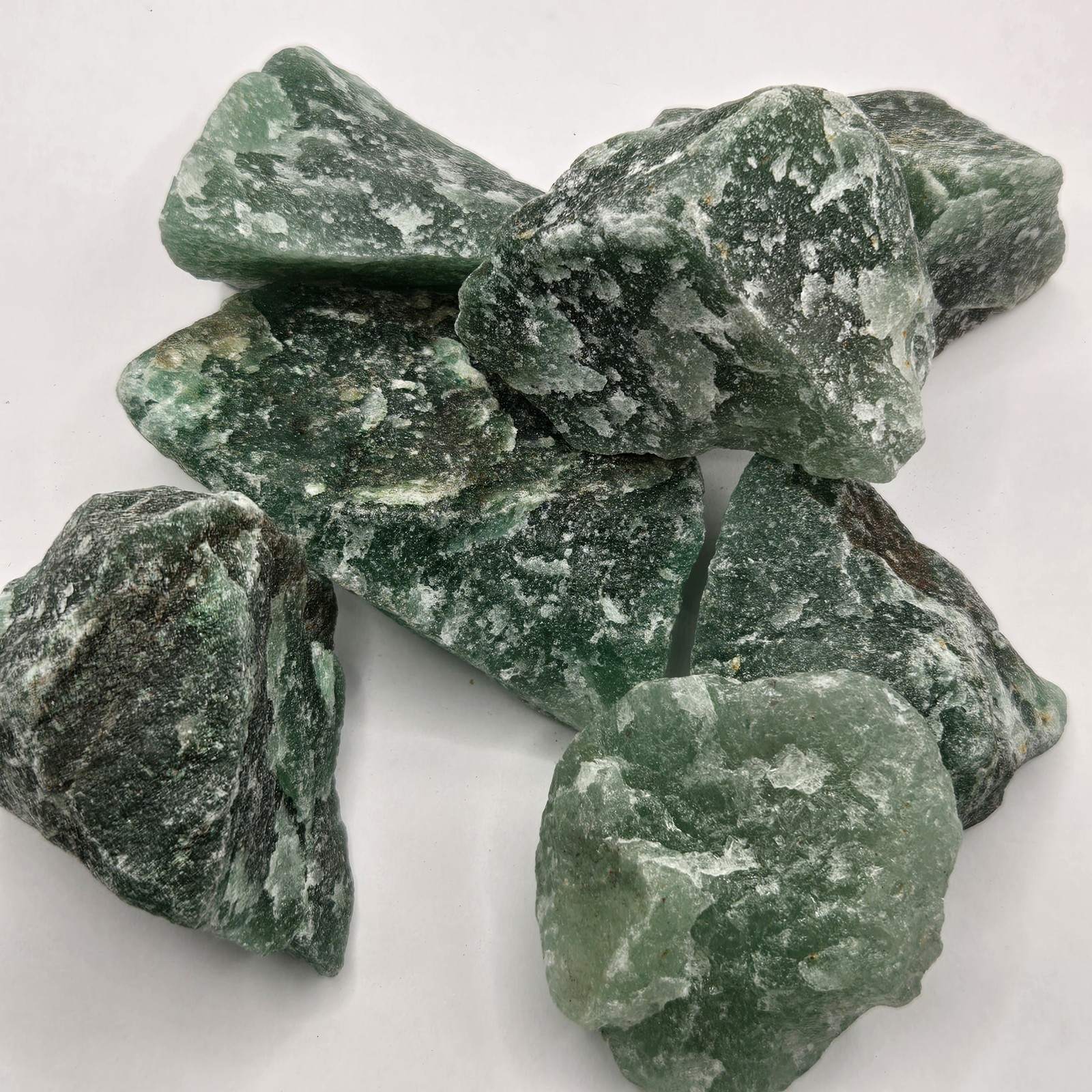 1 Lb Lot Of 1 To 2 Inches In Size Green Quartz Rough For Tumbling