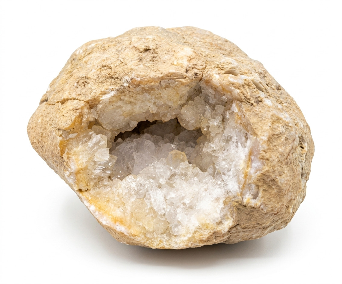 Kentucky Open Geode Quartz Crystal Exact Specimen Natural 2.99 lb